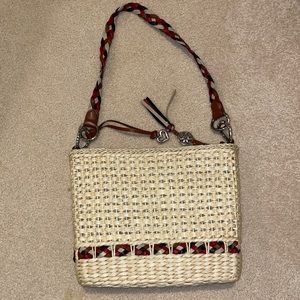 Vintage Brighton straw purse